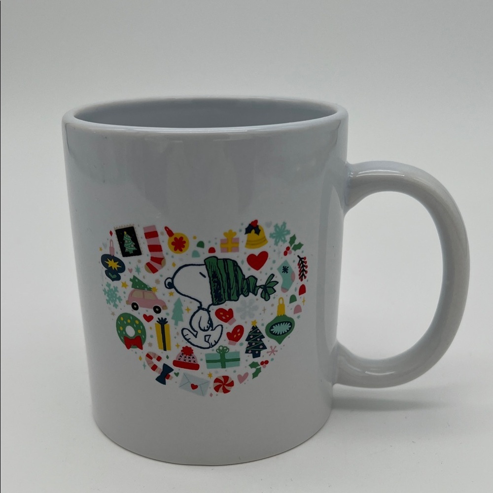 Peanuts Snoopy Mug Stoneware Coffee Tea Holiday 12 Oz Modern Gourmet Foods